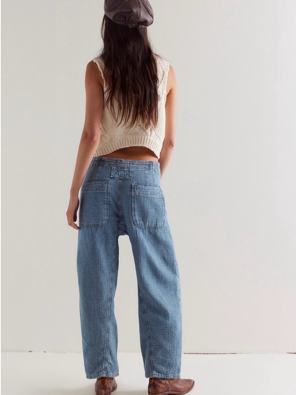 Free People Midnight Voyage Harem Jeans - Picture 2 of 5